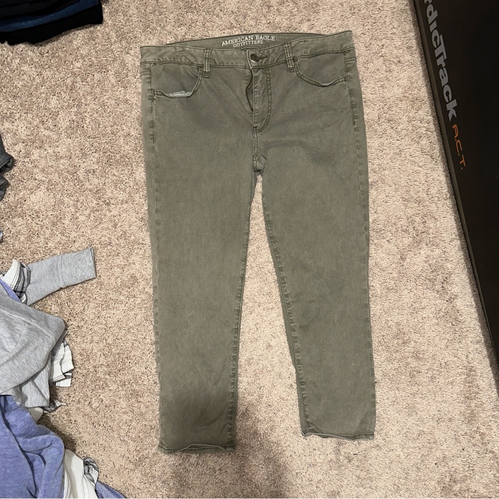 AE X Sateen Jegging Crop